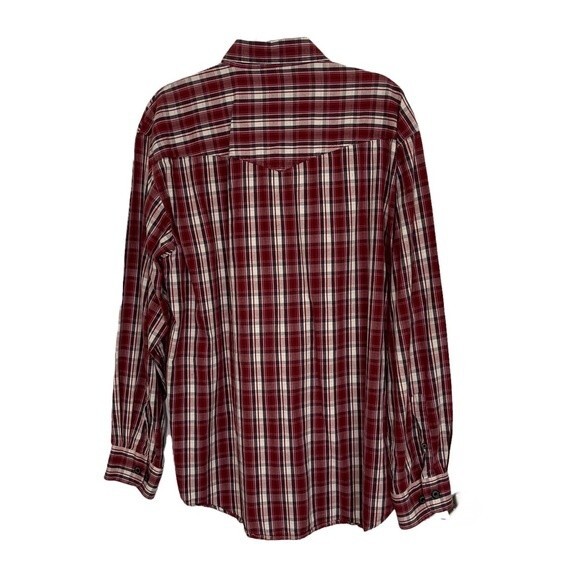 Reel Legends Performance Western Shirt Cotton Button Down Rodeo Cowboy Size XL - Picture 8 of 15